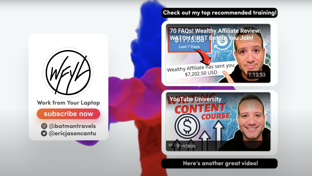 YouTube Outro